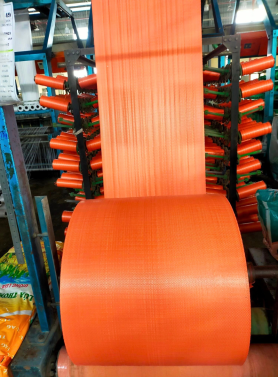 Cuộn PP Dệt Màu Cam