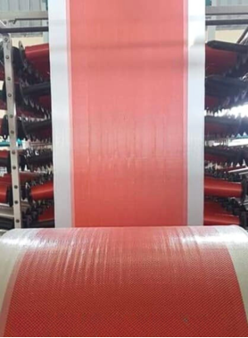 Cuộn PP Dệt Màu Đỏ Biên Trong